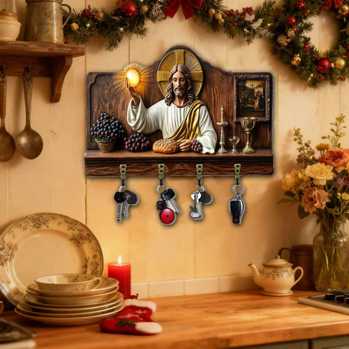 🎁✝️ Porta-chaves multifuncional - Jesus 💖