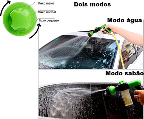 Pistola d'Água Mimus 8 em 1 + brinde exclusivo