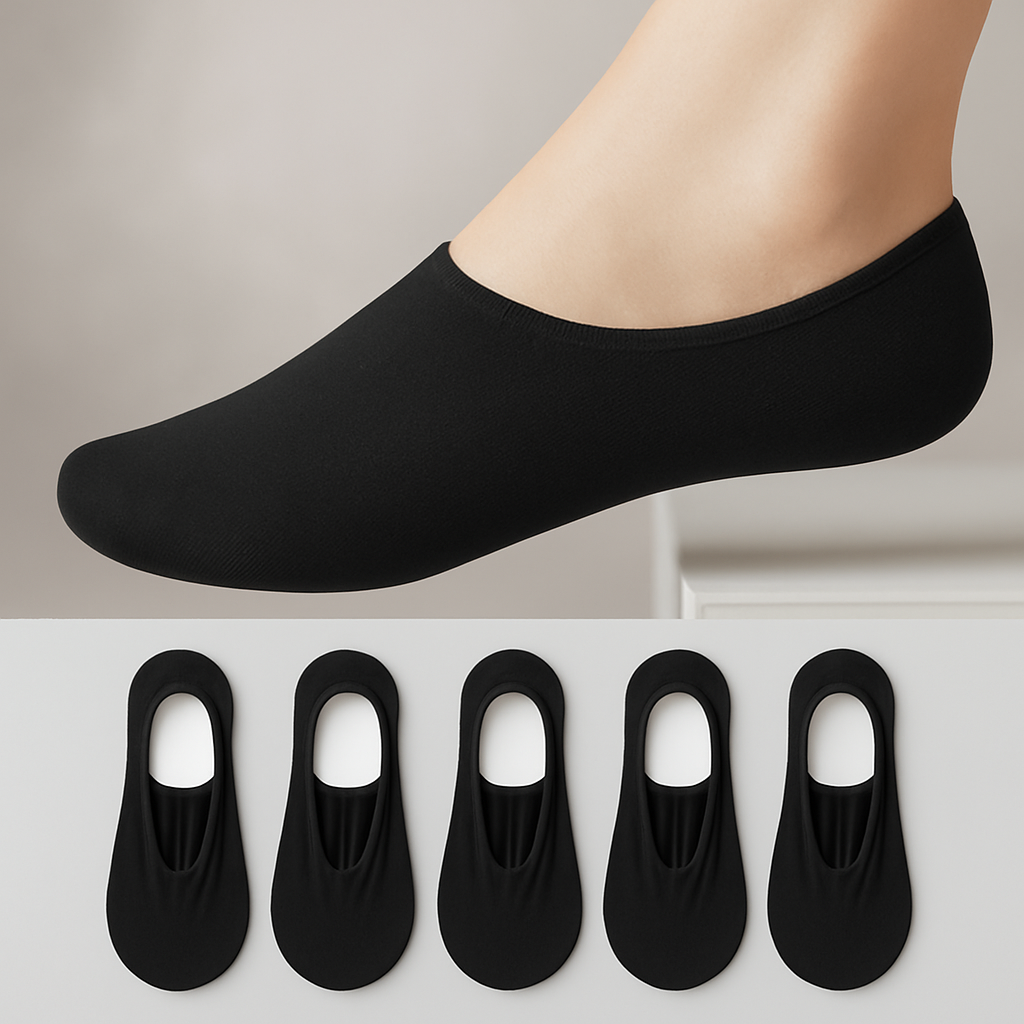 Kit de Meias Invisíveis Antiodor Confort (Promoção Por Tempo Limitado)