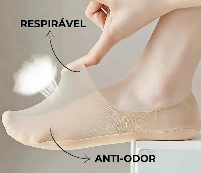 Kit de Meias Invisíveis Antiodor Confort (Promoção Por Tempo Limitado)