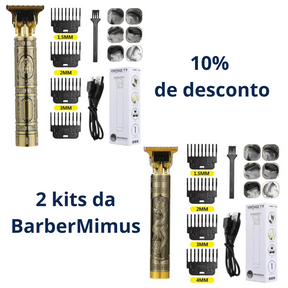 Barber Mimus Pro - kit barbeador Barba e Cabelo