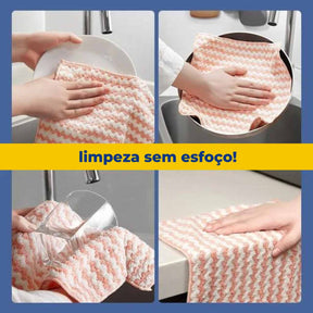 (Compre 5 Ganhe 10) Panos Mágicos® - Microfibra Macia para Limpeza Perfeita Premium 2023 - Frete Grátis
