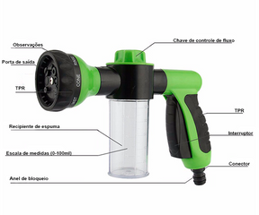 Pistola de Água Mimus - 8 em 1