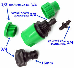 kit Irrigadores Automáticos de Jardim