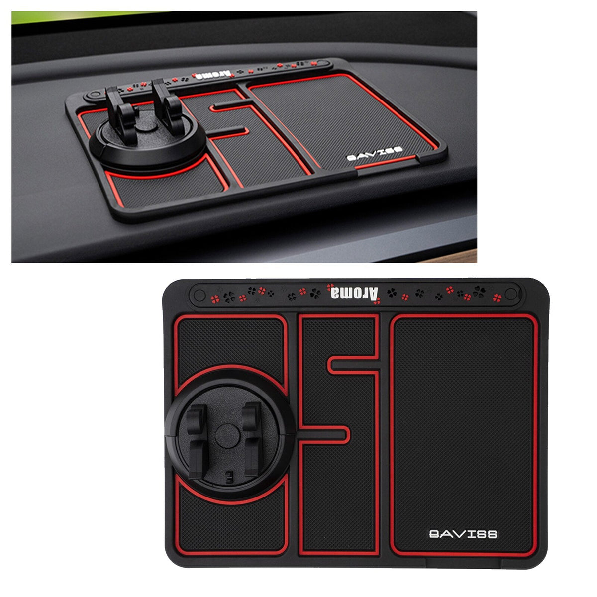 Tapete de Celular Multifuncional Antiderrapante Para Carro