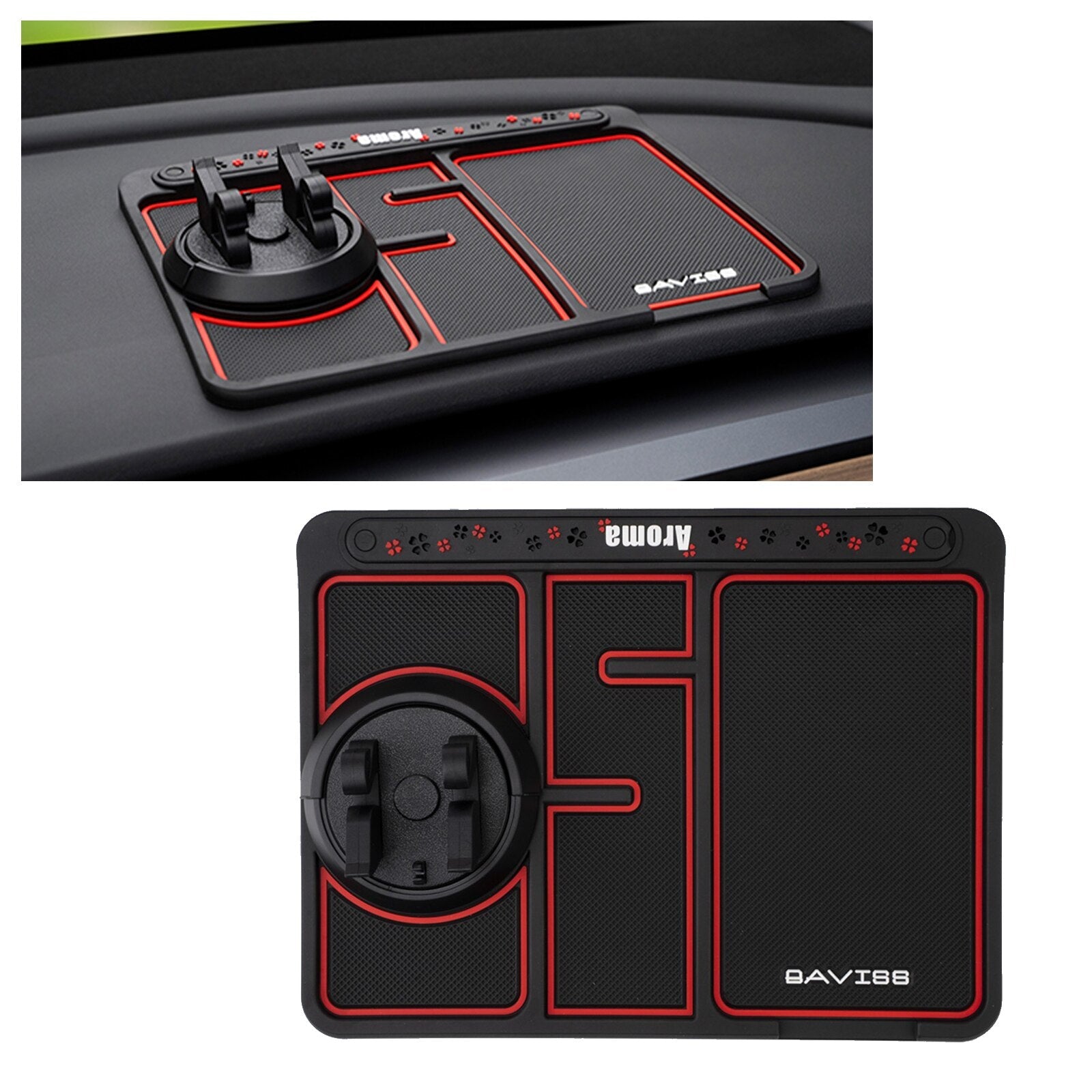 Tapete de Celular Multifuncional Antiderrapante Para Carro