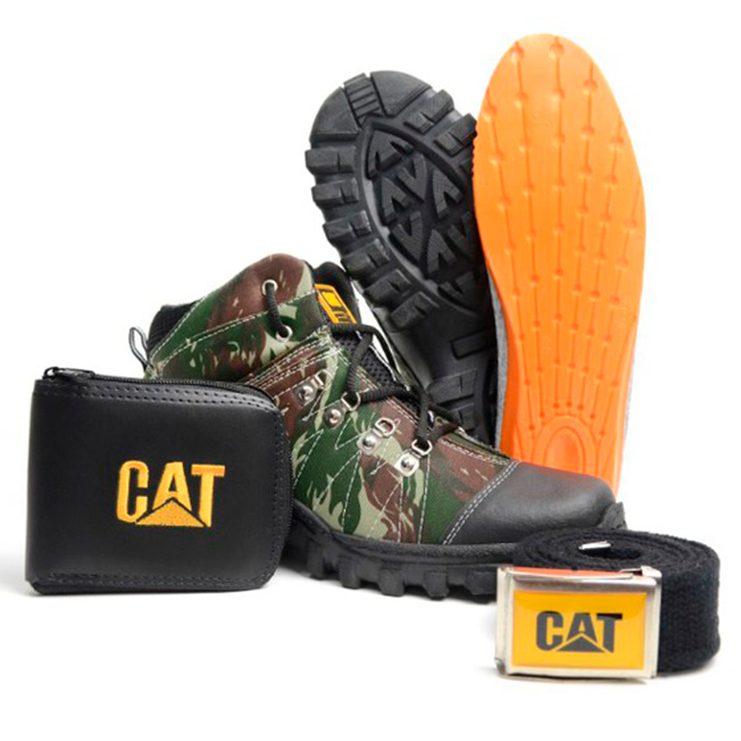 Bota Cartepilar + kit acessórios (brinde)